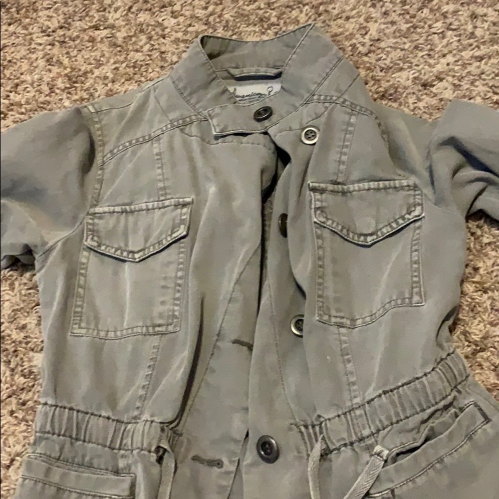 Army green jacket